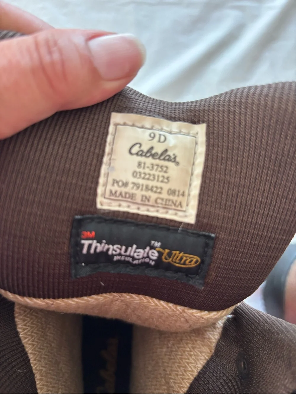 NWOT Cabela's Camo Brown Inferno Insulated Waterproof Hunting Boots SZ 9 D